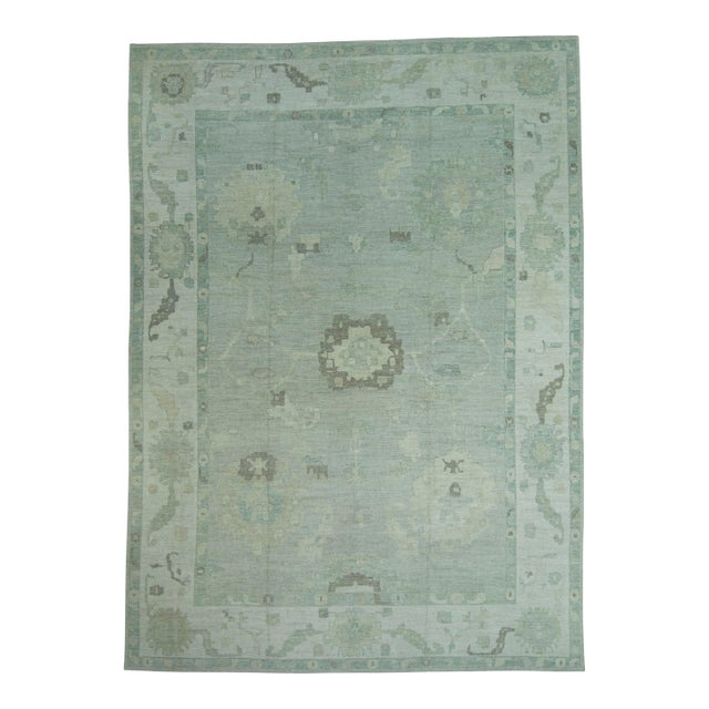 Turkish Oushak Rug 15'7" x 22' #19247 For Sale