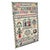 Vintage hand-stitched cross stitch alphabet sampler featuring multiple alphabet styles in upper and lowercase, numbers...