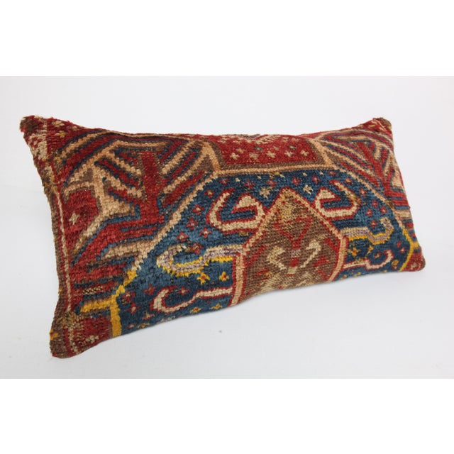 Here i am listing a 100% Handmade double knotted rug pillow cover, made from antique Tribal Turkish rug. This’s a modern...