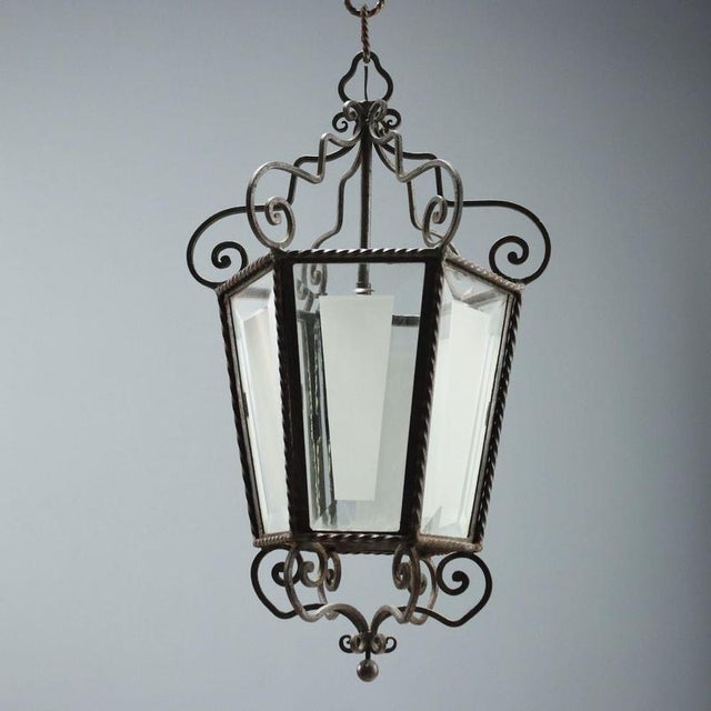 Truncated Pyramid Hexagonal Lanterns For Sale - Image 3 of 11