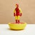 Subbuteo Ornament Sculpture in Double-Mold Ceramic from Artigianato Italiano For Sale - Image 4 of 4