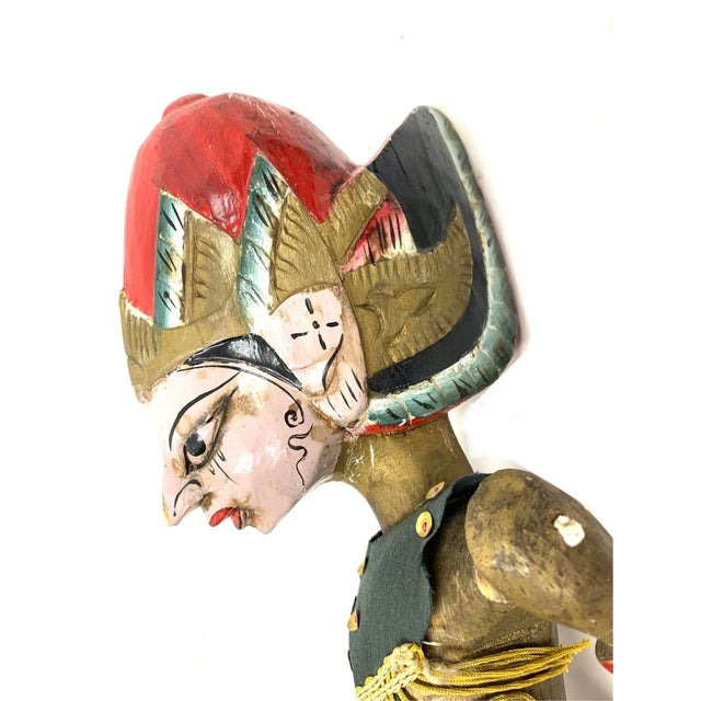 Vintage Javanese Rod Puppets on Display Stands—A Pair For Sale - Image 14 of 18