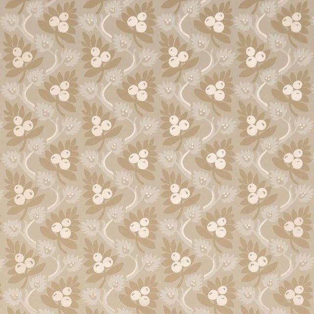 SAMPLE - Schumacher Custis Orchard Wallpaper In Twig For Sale