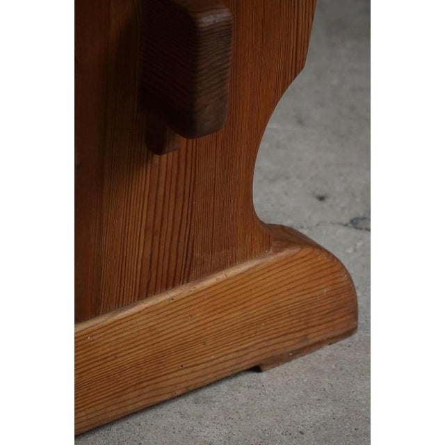 Swedish Pine Dining Table from Åby Möbelfabrik, 1940s For Sale - Image 10 of 17