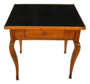 French Leather Top Writing Table