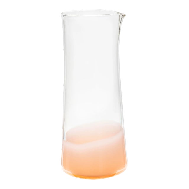 Celerie Kemble Glassware for Chairish Milky Pitcher in Rose Pink For Sale