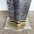 1980s Art Deco Vintage Black White and Gold Torchiere Floor Lamp For Sale - Image 5 of 11