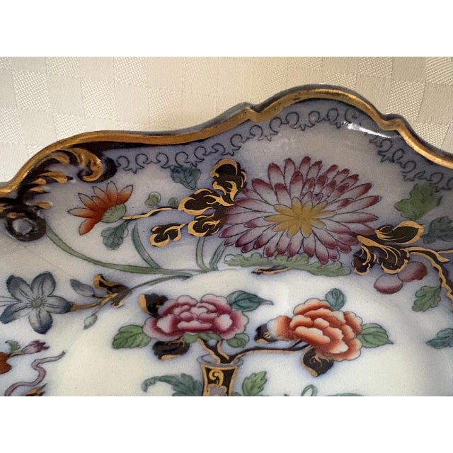 Imari Style English 19th Century Plate For Sale - Image 10 of 14