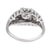 1930s Art Deco Gia 1.51 Carat Old Mine Cut Diamond Platinum Engagement Ring, Size 8 For Sale In Los Angeles - Image 6 of 8