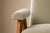 Brazilian Modern Armchair in Sage-Greige Mohair and Hardwood, Brazil, 1950s For Sale - Image 4 of 14