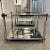 Chrome Modern Chrome Brass & Tiered Glass End Tables Manner of Mastercraft For Sale - Image 8 of 13