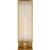 York 16" Single Box Sconce in Soft Brass with Clear Ribbed Glass Designer: Barbara Barry Finish: Soft Brass Height: 16.25"...