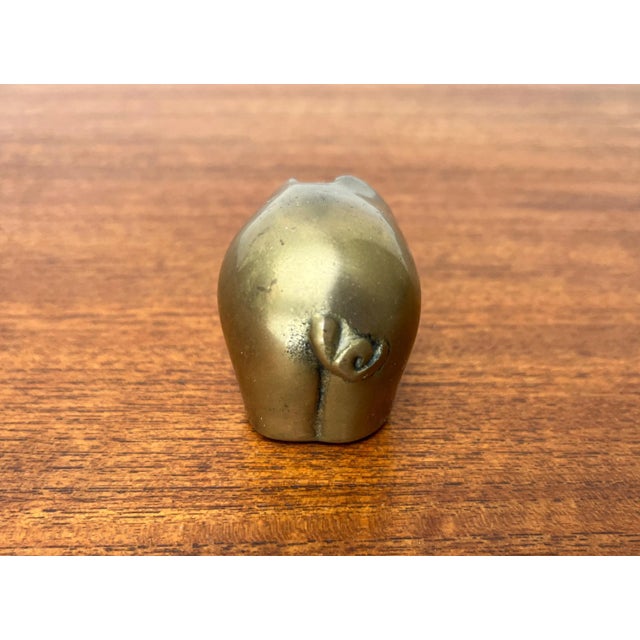 Vintage Brass Pig Figurine from Gallo, 1970s For Sale - Image 5 of 12