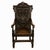 Antique 17th Century English Charles II Oak Carved Wainscot Armchair 1680 For Sale - Image 9 of 13