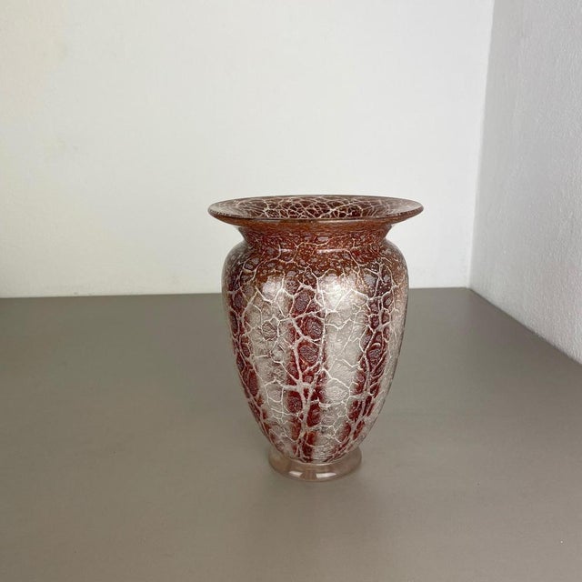 Ikora Glass Vase by Karl Wiedmann for WMF Germany, 1930s For Sale - Image 4 of 18