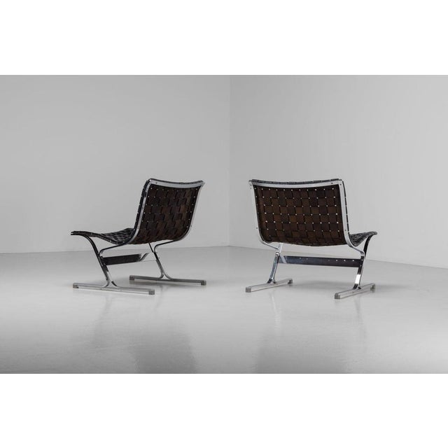 Luar Lounge Chairs by Ross Littel for ICF De Padova, 1965, Set of 2 For Sale - Image 4 of 18