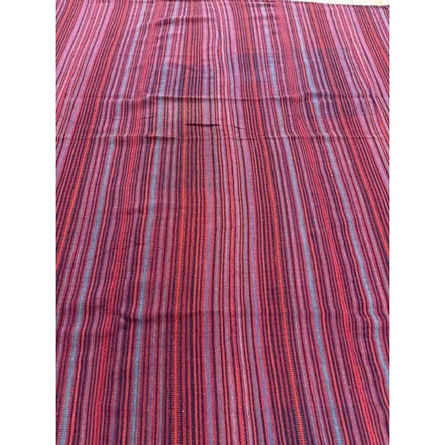 this mid-20th-century Turkish Decorative textile is an exceptional example of Anatolian tribal flat-weaving craftsmanship....