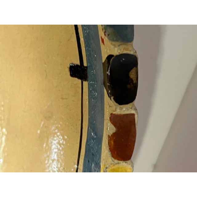 Mexican Vintage Made in Mexico Serving Dish Hand Painted For Sale - Image 3 of 6