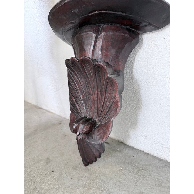 Italian Carved Wall Brackets, 1940s, Set of 2 For Sale - Image 14 of 18