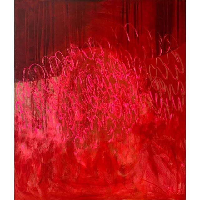 Contemporary Abstract Soil and Oil on Canvas "Transition" by Paul Landauer For Sale - Image 6 of 9