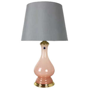 Pink Opaline Murano Glass Table Lamp from Cenedese Vetri, 1960s