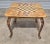 Wood Schild Intarsia Walnut & Marquetry Top Games Table Checkers & Chess Made Germany For Sale - Image 7 of 9