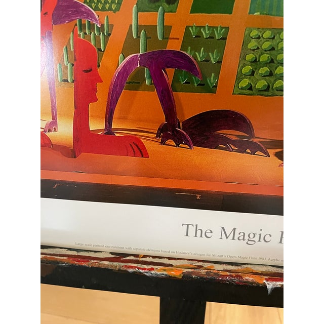 David Hockney David Hockney - The Magic Flute Poster, 1983, Copyright David Hockney 2001, Printed in the Uk For Sale - Image 4 of 14