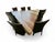 Design Sculptural Onyx Dining Table – Triangular Waterfall Edge Statement Piece, Seats 9 For Sale - Image 4 of 10