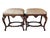 Traditional Lewis Mittman Georgian Style Benches Pair, Late 20th C. For Sale - Image 3 of 9