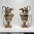 19th Century French Silvered Bronze Ewer Form Vases in Louis XVI Style - A Pair For Sale In New York - Image 6 of 12