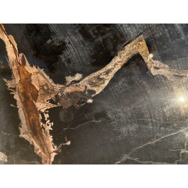 Andrianna Shamaris Impressive Super High Quality Petrified Wood Coffee Table For Sale - Image 14 of 18