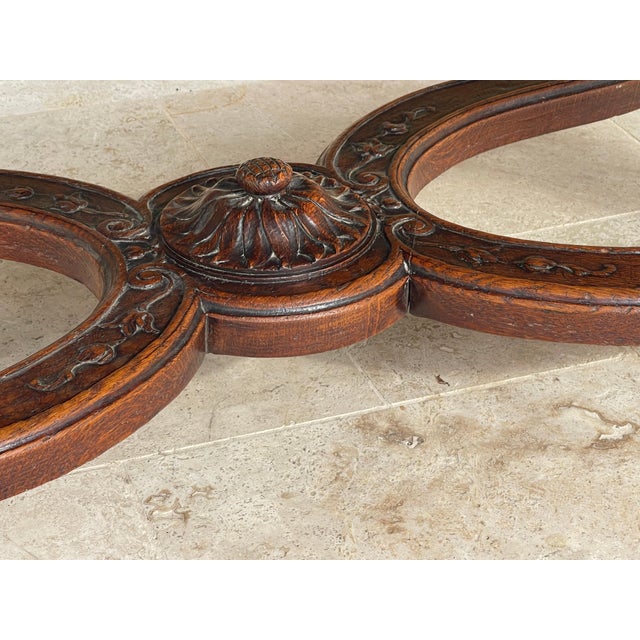 Louis XV Style Oak Dining Table For Sale - Image 6 of 15