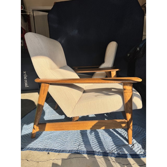 Mid Century Wood Chair Set of 2 For Sale In Atlanta - Image 6 of 11