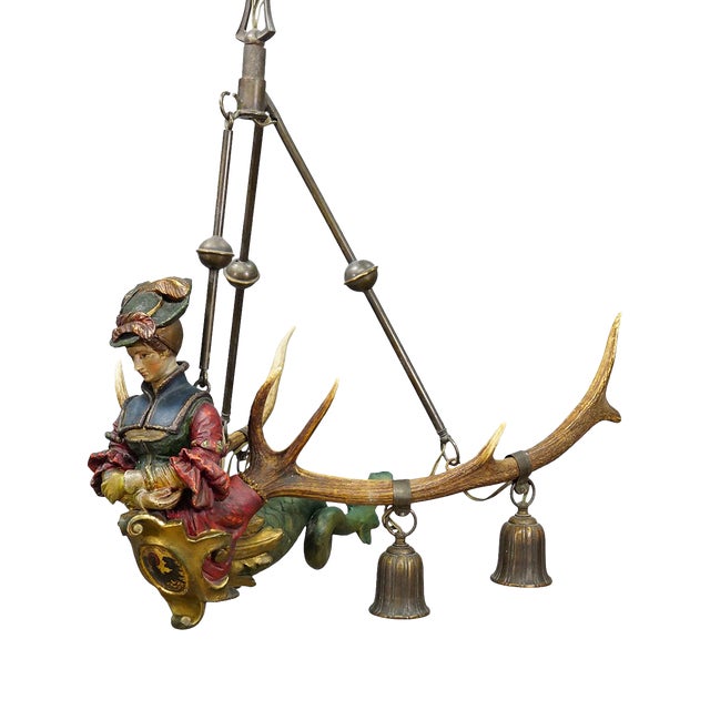 Antique Lusterweibchen of a Patrician Lady, Germany 1900 For Sale