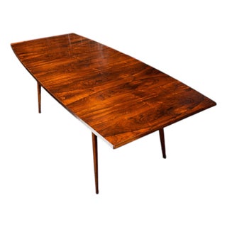 Extendable Dining Table in Rosewood, Carlo Hauner, 1950s For Sale