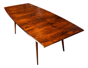 Extendable Dining Table in Rosewood, Carlo Hauner, 1950s