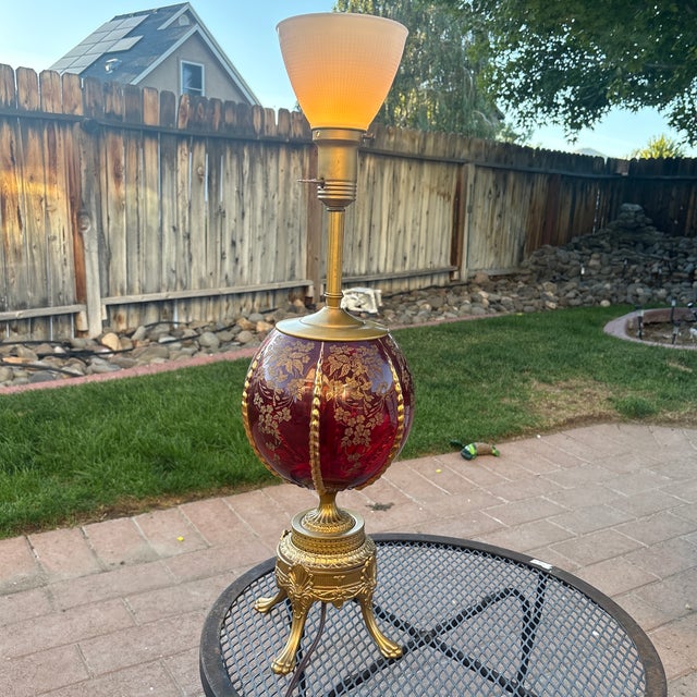 Hollywood Regency Mid 20th Century Hollywood Regency Table Lamp For Sale - Image 3 of 6
