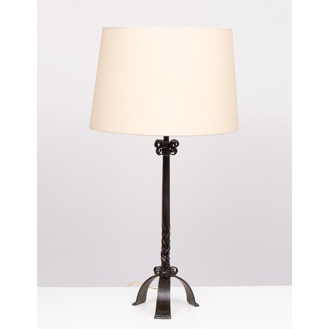 Art Deco Table Lamp in Bronze, 1930 For Sale - Image 12 of 12