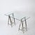 Mid-Century Italian Chromed Steel Trestles after Milo Baughman, 1970s, Set of 2 For Sale - Image 15 of 18