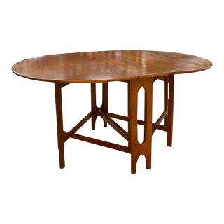 1970s Vintage Danish Modern Style Atomic Dining Table Uk Import For Sale