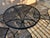 Mid-Century Modern Woodard Style Mid-Century Modern Black Wrought Iron Mesh Bistro Set - 3 Pieces For Sale - Image 3 of 8