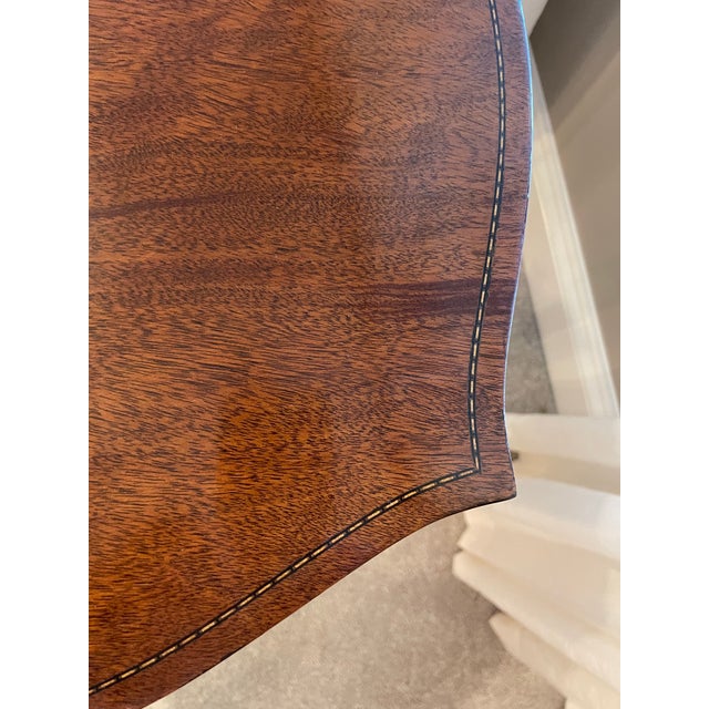 1980s Kindel Mahogany Side Table From Their Winterthur Reproduction Collection For Sale - Image 10 of 16