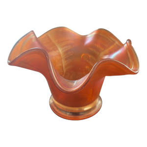 Vintage Fenton Art Glass Fern Pattern Nut Dish
