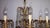 Mid-Century Modern Brass Lead Crystal 24K Gold-Plated Six-Light Chandelier from Sölken Leuchten, 1970s For Sale - Image 3 of 12