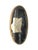 1950s Vintage Oval Mirror in Brass by Gio Ponti, Italy, 1950s For Sale - Image 5 of 10