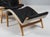 1980s Set of Pernilla Lounge Chair and Ottoman in Leather attributed to Bruno Mathsson for Dux, 1980s For Sale - Image 5 of 13