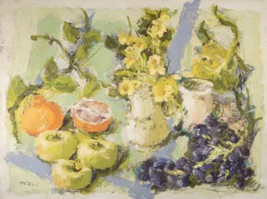 Franco Marzilli, Still Life, Oil Painting, 1970s