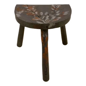 Custom Hand-Painted Milking Stool