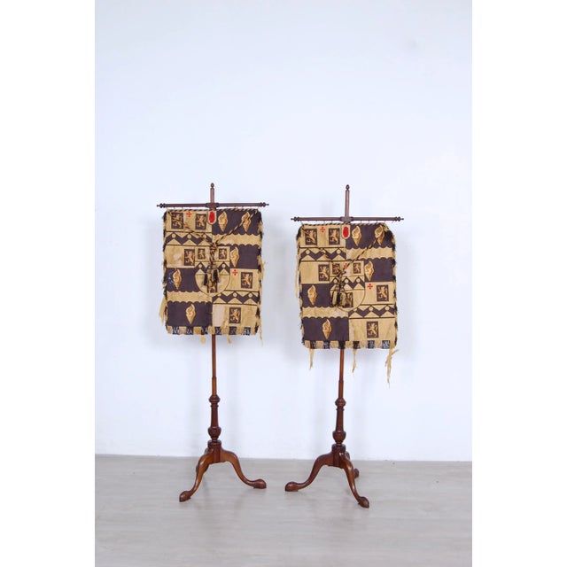 Wooden Banner Stands, Set of 2 For Sale - Image 12 of 12