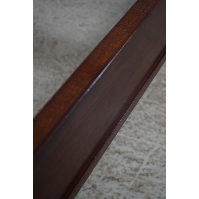 Baker Mahogany King Size 4 Post Canopy Bed For Sale - Image 9 of 18